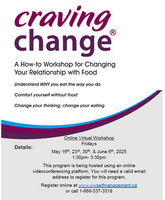 Craving Change®- ONLINE WORKSHOP- May 16, 2025